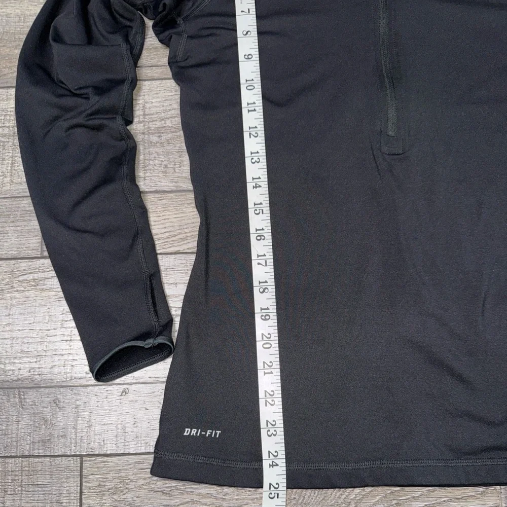 Nike Dry-Fit Black Half-Zip Performance Sweatshirt - Picture 6 of 8
